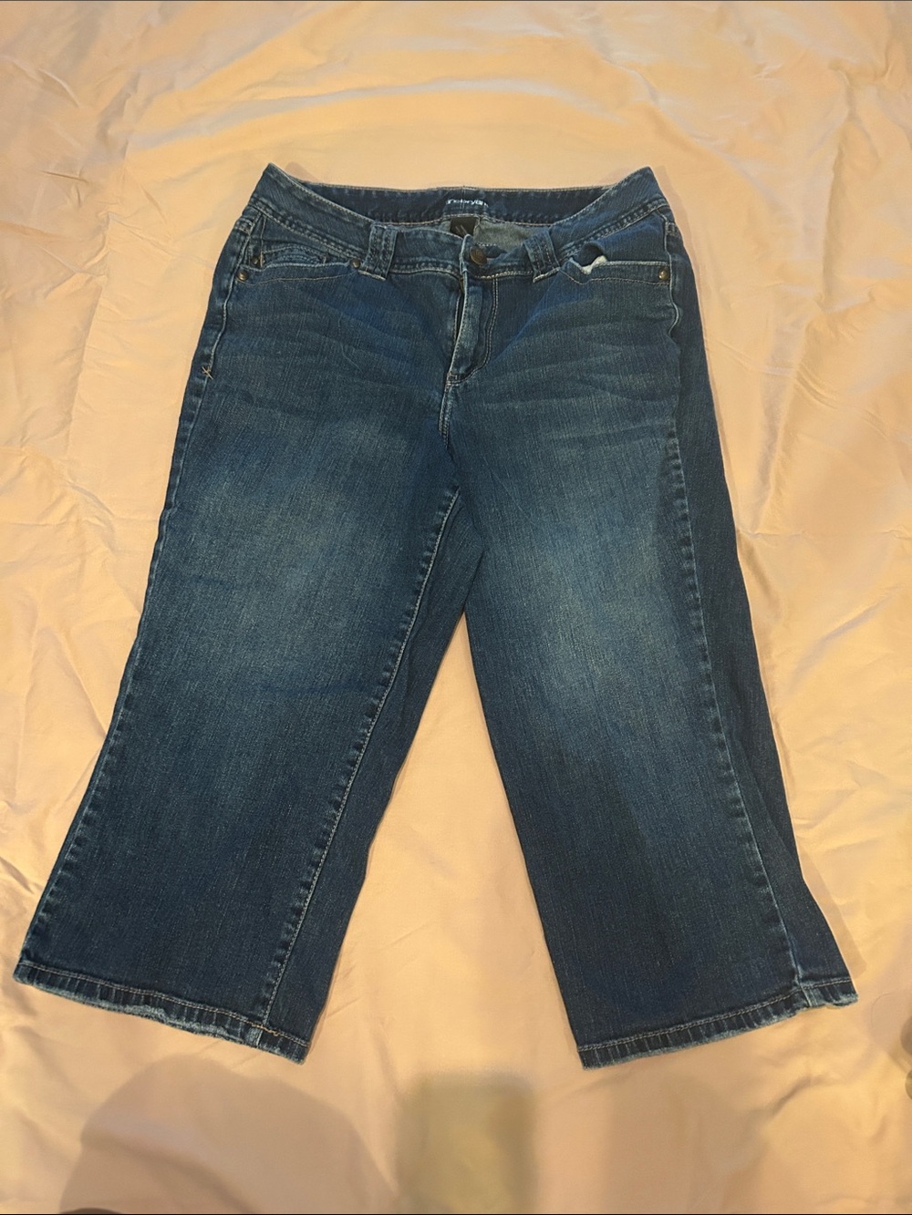 Lane Bryant Dark Blue Cropped Jeans size 14